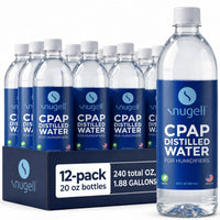 Distilled Water for CPAP Machines (12-Pack, 20 oz)