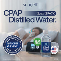 Distilled Water for CPAP Machines (12-Pack, 12 oz)