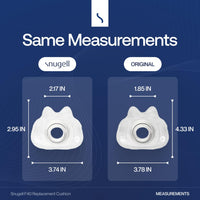 AirFit F40 Replacement Cushion for Full Face CPAP Mask – 2-Pack – Compatible Accessory for CPAP Users - in Medium and Large Size