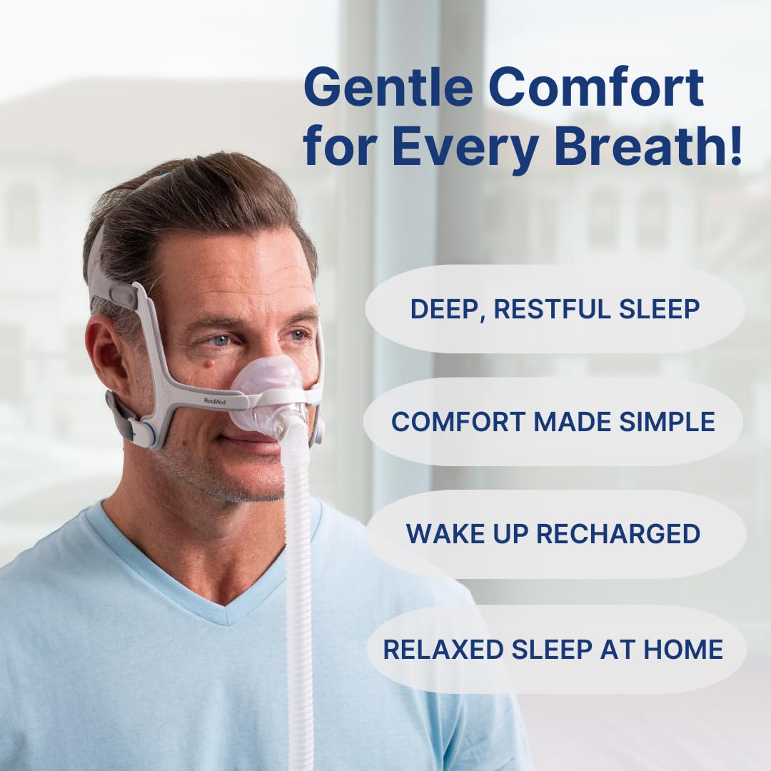 Snugell CPAP Replacement for ResMed AirFit N20 Nasal Cushion – 2-Pack – Designed for Nasal CPAP Mask – Soft, Contoured Seal for Enhanced Comfort and Minimal Leaks – CPAP Accessory