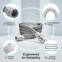 Snugell 6ft Universal CPAP Tubing 19mm I Compatible with AirSense 10 Series & Most Machines