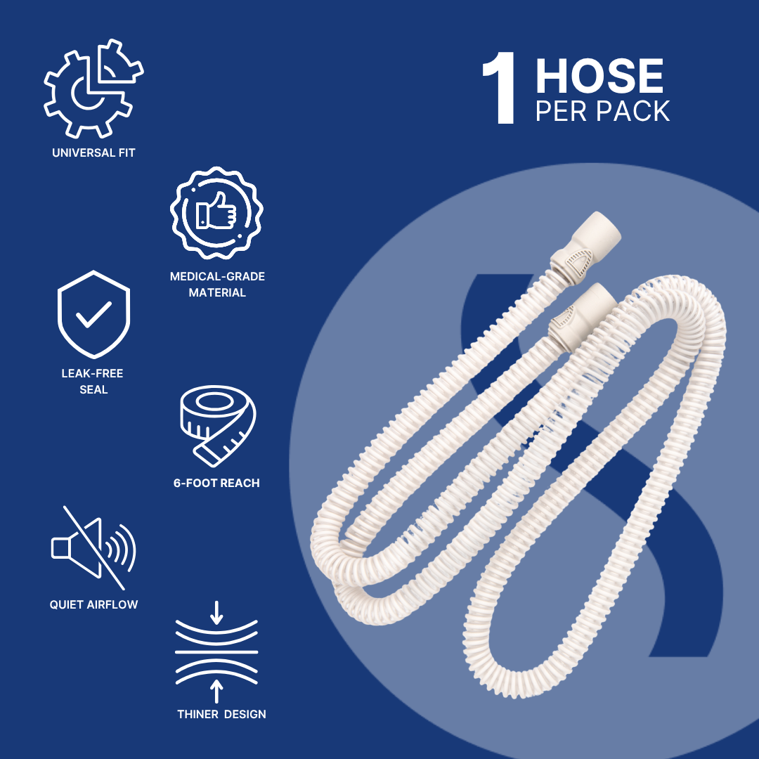 Universal Slim CPAP Hose by Snugell (6ft)