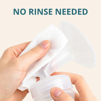 Snugell Breast Pump Cleaning Wipes – 10 Wipes per Sachet, 12 Sachets per Box – Alcohol-Free, Lint-Free, Unscented, Safe for Pump Parts, Shields, Bottles, and Accessories – Travel-Friendly