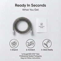 Snugell 6ft Universal CPAP Tubing 19mm I Compatible with AirSense 10 Series & Most Machines