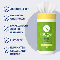 CPAP Mask Wipes - Citrus Scent (1-Canister,110 Count)