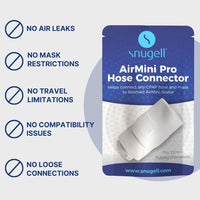 AirMini Pro Hose Connector - Universal 22mm Hose Connector for All Masks