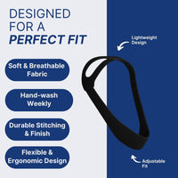 Chin Strap for CPAP Users (Halo Style) - Adjustable Strap
