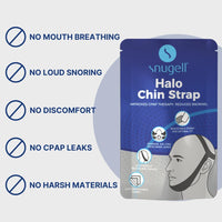 Chin Strap for CPAP Users (Halo Style) - Adjustable Strap
