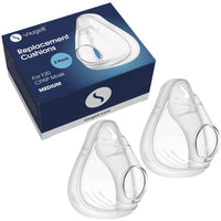 Snugell CPAP Replacement for ResMed Airfit F20 Cushion – 2-Pack Medium Size – Designed for Full Face CPAP Mask