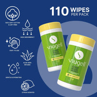 CPAP Mask Wipes - Citrus Scent (1-Canister,110 Count)