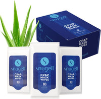 CPAP Travel Pack Mask Wipes - Unscented (12 Pack, 10 sheets/pack)