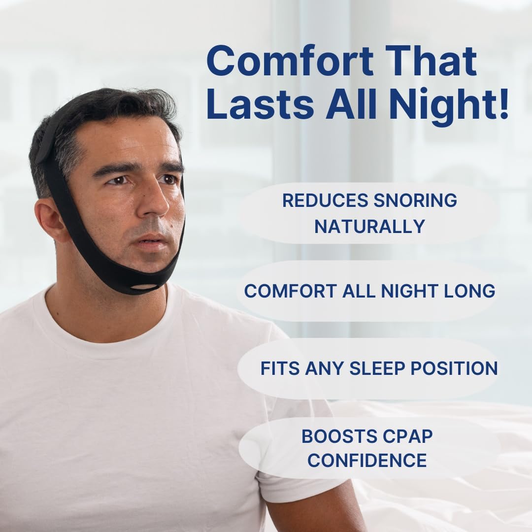 Universal Neoprene Chin Strap for CPAP Users - One Size Fits Most