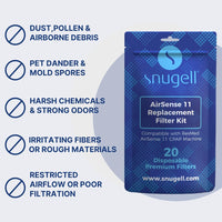 Disposable Replacement CPAP Filters for Resmed Airsense 11 (20-Pack)