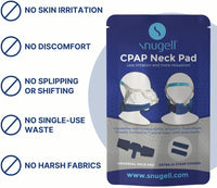 CPAP Neck Pad and Headgear Strap Covers - Fits All Major Headgear Brands (Blue)