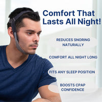 Premium Chin Strap for CPAP Users - Adjustable Strap