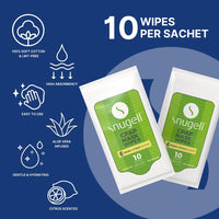 CPAP Travel Pack Mask Wipes - Citrus Scent (12 Pack, 10 sheets/pack)