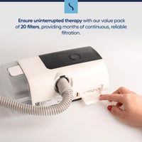 Disposable Replacement CPAP Filters for Resmed Airsense 11 (20-Pack)