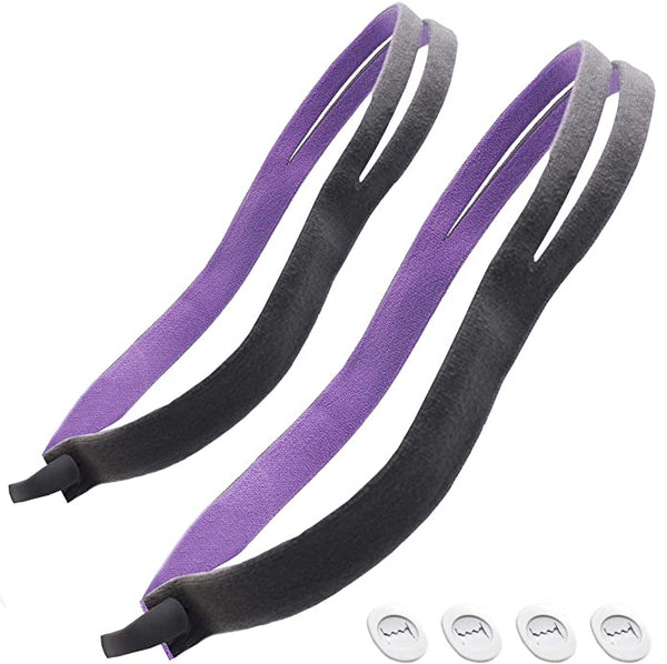 Pink Airfit P10 Headgear Straps with four replacement Clips