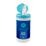 Open CPAP mask wipe canister by Snugell unscented