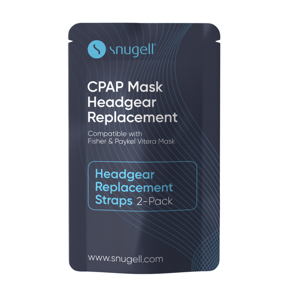 Snugell CPAP Strap Replacement for Vitera Full Face Mask Headgear – (2-Pack) -Elastic Nylon for Comfort, Durability, and Secure Fit