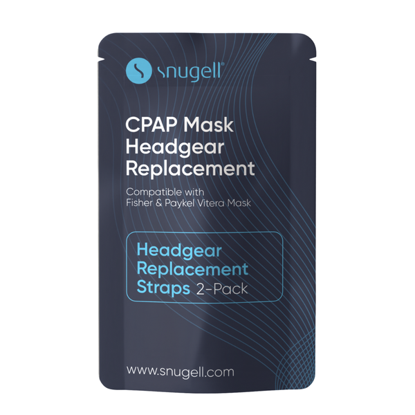 Snugell CPAP Strap Replacement for Vitera Full Face Mask Headgear – (2-Pack) -Elastic Nylon for Comfort, Durability, and Secure Fit