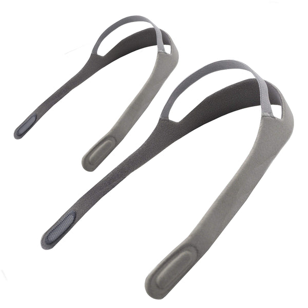 Headgear Strap Replacement for Philips Respironics DreamWear Nasal CPAP Mask (2-pack, Gray)