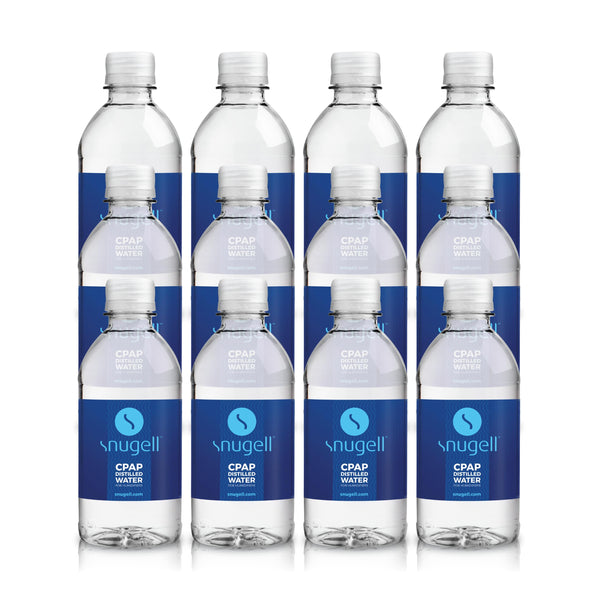 Distilled Water for CPAP Machines (12-Pack, 12 oz)