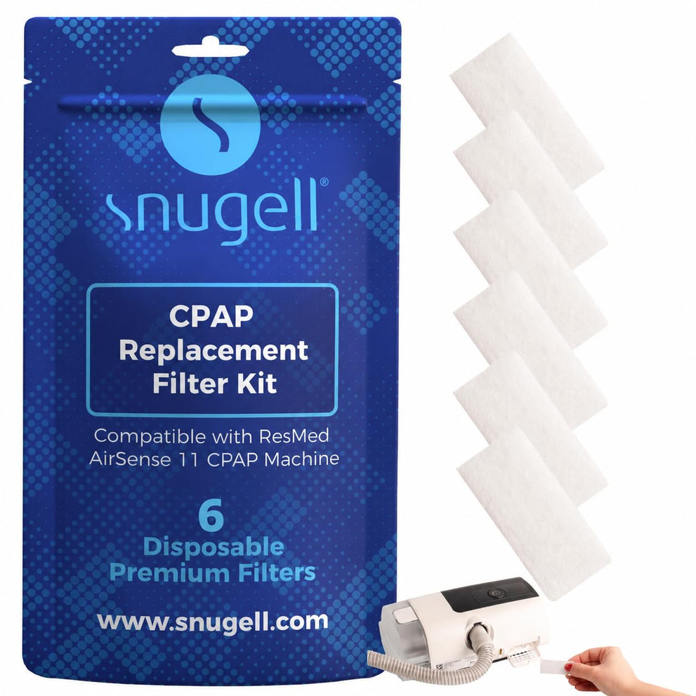 Snugell Disposible CPAP Filters, Compatible with ResMed AirSense 11 - Travel-Friendly - Provides Filtration for Clean and Purified Air