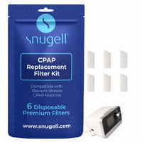 Snugell Resvent iBreeze CPAP Filters – 6-Pack and 12-Pack – Made in USA– Ultra-Fine, Durable, Travel-Friendly & Ideal for Home Use– Replace Bi-Weekly for Consistent Filtration and Optimal CPAP Machine Performance