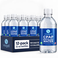 Distilled Water for CPAP Machines (12-Pack, 12 oz)