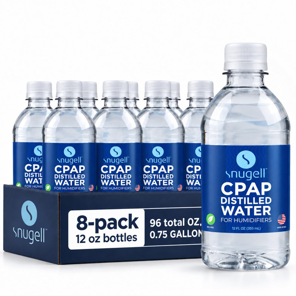 Distilled Water for CPAP Machines (8-Pack, 12 oz)