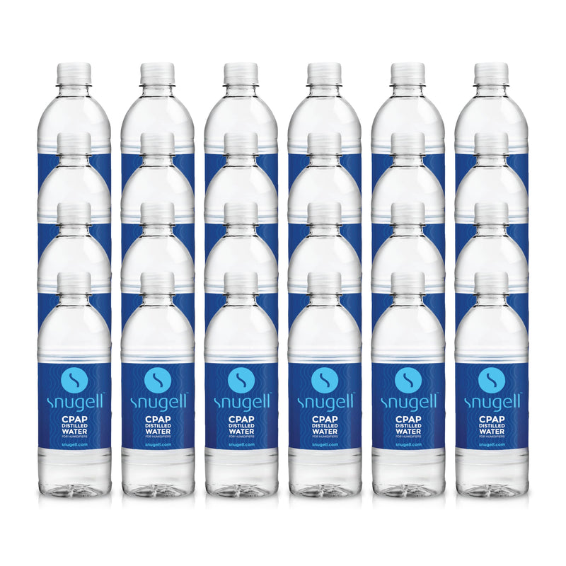 Distilled Water for CPAP Machines (24-Pack, 16.9 oz)