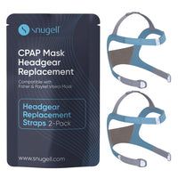 Snugell CPAP Strap Replacement for Vitera Full Face Mask Headgear – (2-Pack) -Elastic Nylon for Comfort, Durability, and Secure Fit