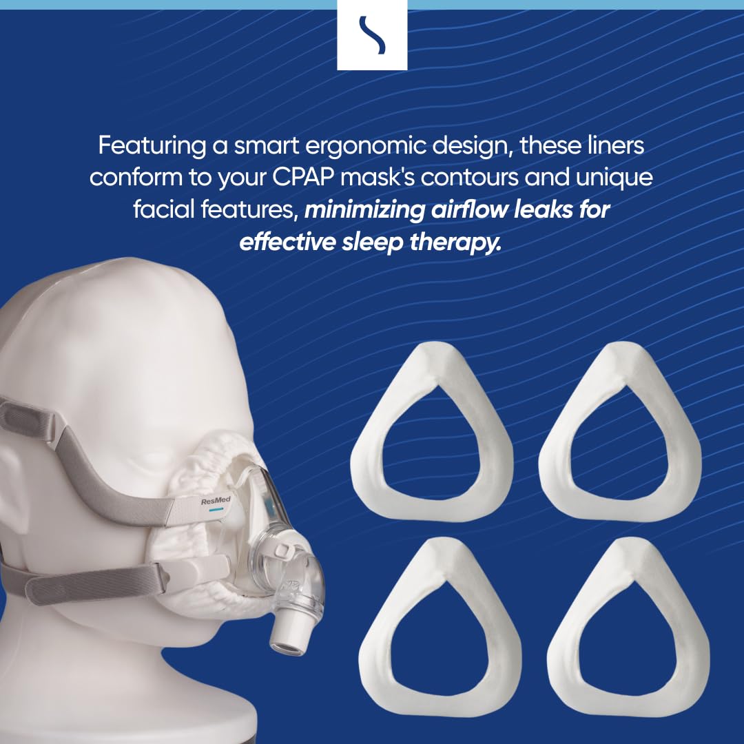 CPAP Mask Liners Full-Face by Snugell (4-Pack, White) – snugell.com
