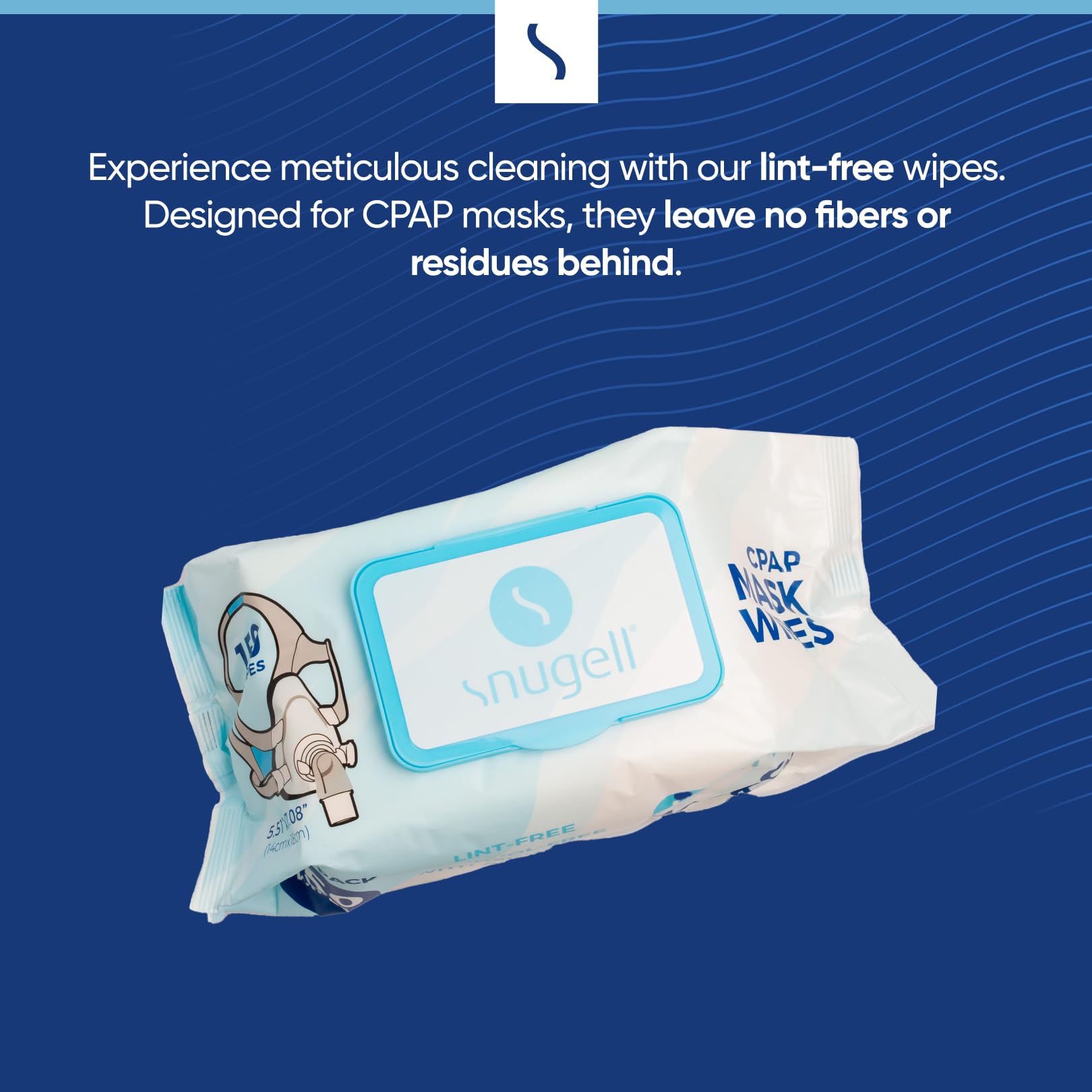 Jumbo Pack CPAP Mask Wipes - Unscented (1-Pack with 150 Wipes/pack)