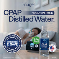 Distilled Water for CPAP Machines (24-Pack, 16.9 oz)