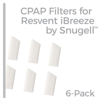 Replacement Filters for Resvent iBreeze CPAP - Available in 6-Pack and 12-Pack