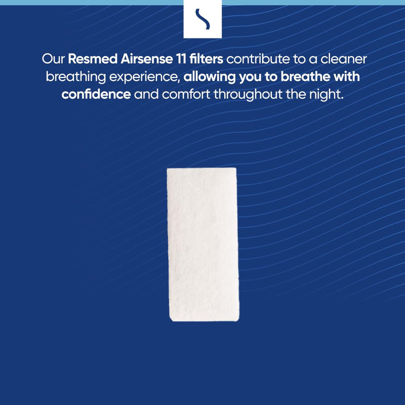 Disposable Replacement CPAP Filters for Resmed Airsense 11 - Available in 4 Package Quantity