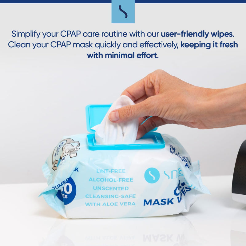 Jumbo Pack CPAP Mask Wipes - Unscented (1-Pack with 150 Wipes/pack)