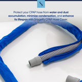 CPAP Hose Cover (6ft) - Compatible with ResMed, Fisher & Paykel and Other Tubes (Blue)