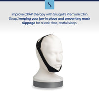 Chin Strap for CPAP Users (Halo Style) - Adjustable Strap