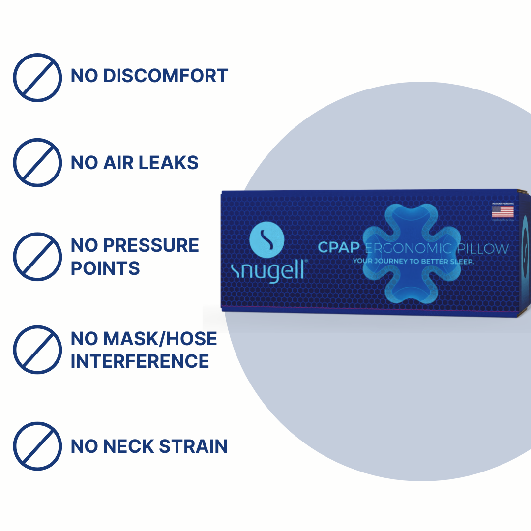 CPAP Ergonomic Pillow - Memory Foam CPAP Pillow