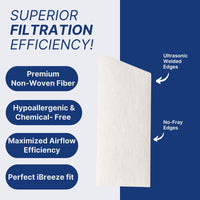 Snugell Resvent iBreeze CPAP Filters – 6-Pack and 12-Pack – Made in USA– Ultra-Fine, Durable, Travel-Friendly & Ideal for Home Use– Replace Bi-Weekly for Consistent Filtration and Optimal CPAP Machine Performance