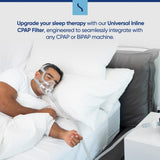 Universal CPAP In-Line Filter (5 Pack) - Compatible with All Major CPAP/BiPAP Machine