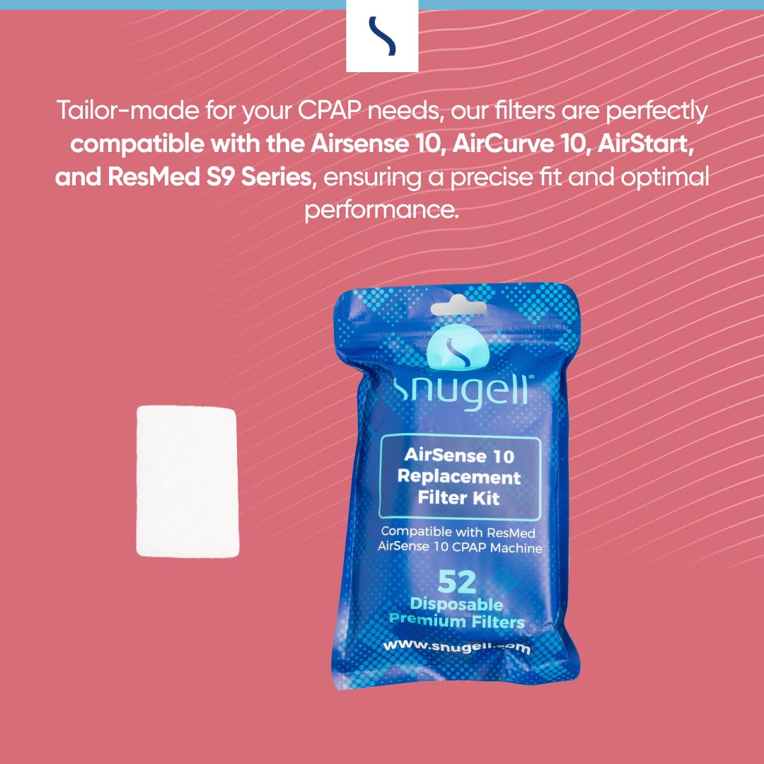 Disposable Replacement CPAP Filters for Resmed Airsense 10 & Aircurve 10-S9  - Available in 6-Pack and 52-Pack