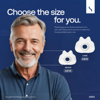 AirFit F40 Replacement Cushion for Full Face CPAP Mask – 2-Pack – Compatible Accessory for CPAP Users - in Medium and Large Size