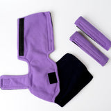 CPAP Neck Pad and Headgear Strap Covers - Fits All Major Headgear Brands (Purple)