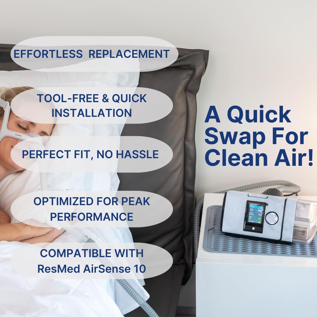 Disposable Replacement CPAP Filters for Resmed Airsense 10 & Aircurve 10-S9  - Available in 6-Pack and 52-Pack
