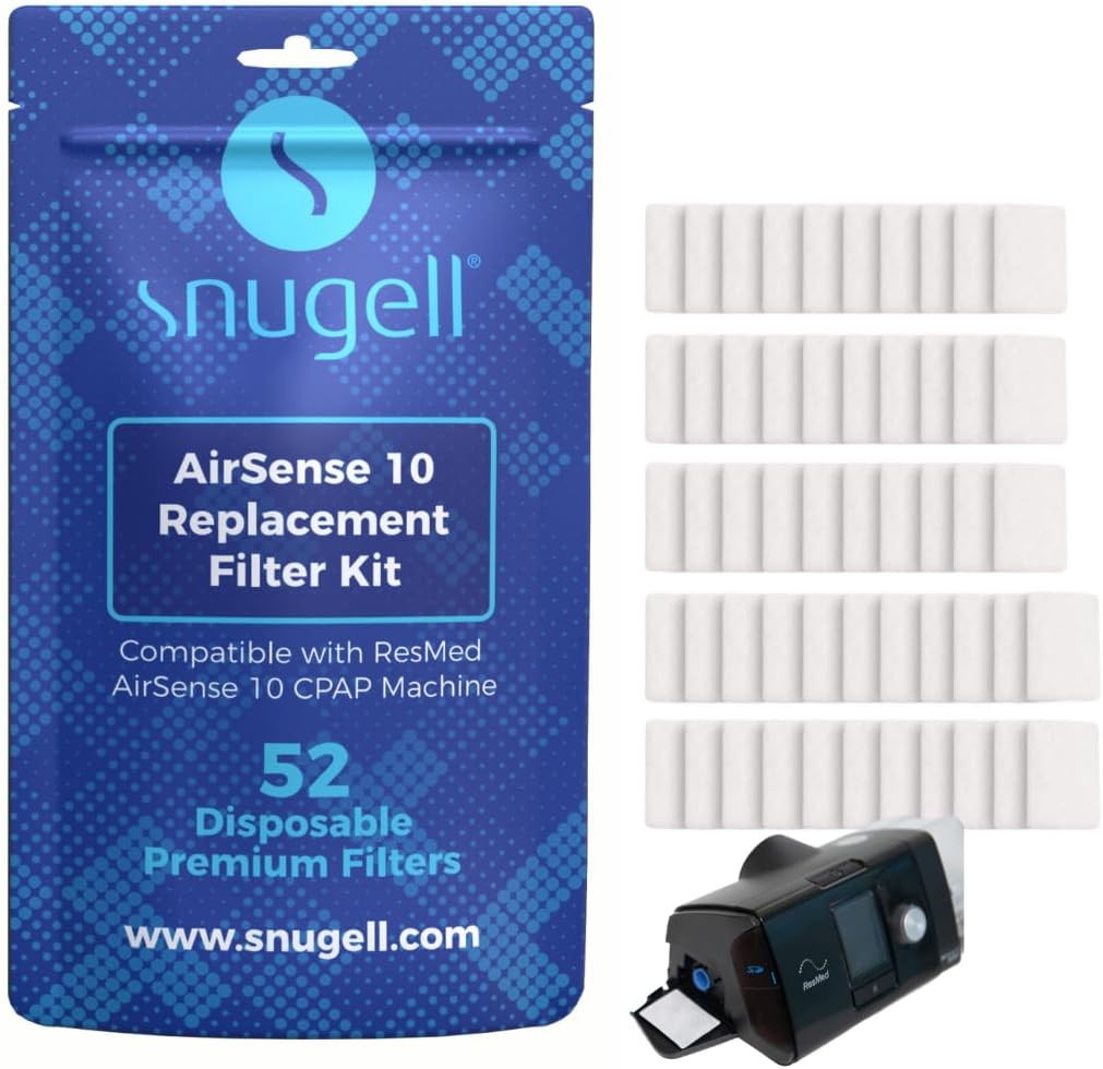 Disposable Replacement CPAP Filters for Resmed Airsense 10 & Aircurve 10-S9  - Available in 6-Pack and 52-Pack