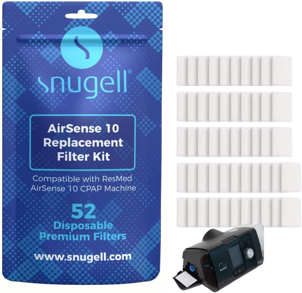 Disposable Replacement CPAP Filters for Resmed Airsense 10 & Aircurve 10-S9  - Available in 6-Pack and 52-Pack